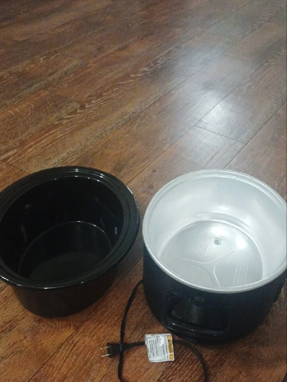Crock-Pot 6 Quart Black Slow Cooker with Glass Lid